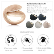 Cuffie in Pelle Scamosciata con Interno Morbido