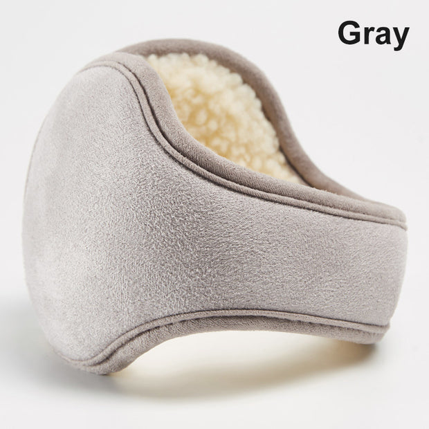 Cuffie in Pelle Scamosciata con Interno Morbido