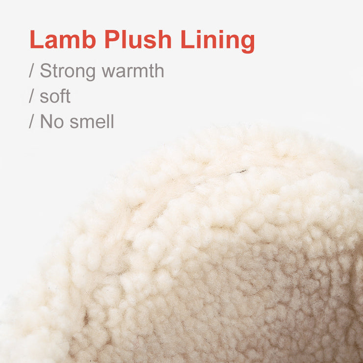 Cuffie in Pelle Scamosciata con Interno Morbido