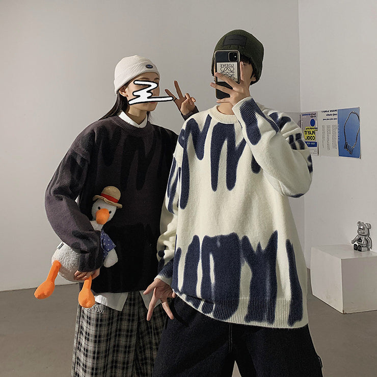 Giacca Maglione Autunno e Inverno Unisex Tendenza Uomo e Donna