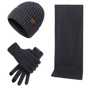 Set Invernale Termico a Maglia Cappello, Sciarpa e Guanti (3 Pezzi)
