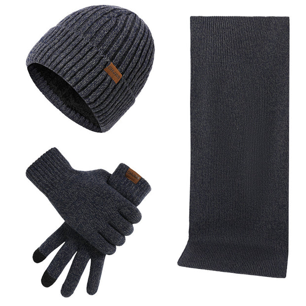Set Invernale Termico a Maglia Cappello, Sciarpa e Guanti (3 Pezzi)