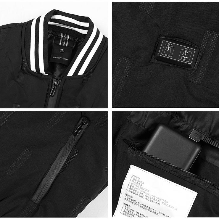 Gilet Termico in Cotone con Collo Alto