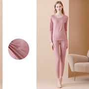 Set Intimo Termico in Lana, Seta e Velluto