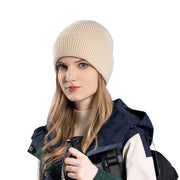 Set Termico a Maglia Cappello, Guanti e Sciarpa per Esterno