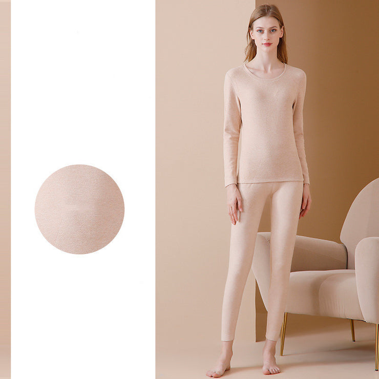 Set Intimo Termico in Lana, Seta e Velluto