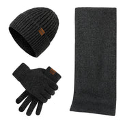 Set Invernale Termico a Maglia Cappello, Sciarpa e Guanti (3 Pezzi)