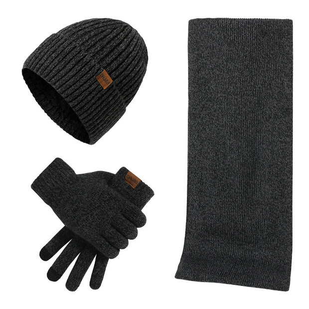 Set Invernale Termico a Maglia Cappello, Sciarpa e Guanti (3 Pezzi)