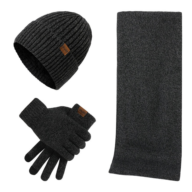 Set Invernale Termico a Maglia Cappello, Sciarpa e Guanti (3 Pezzi)