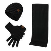 Set Invernale Termico a Maglia Cappello, Sciarpa e Guanti (3 Pezzi)