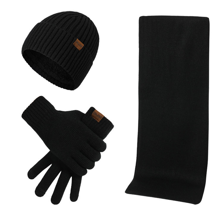 Set Invernale Termico a Maglia Cappello, Sciarpa e Guanti (3 Pezzi)