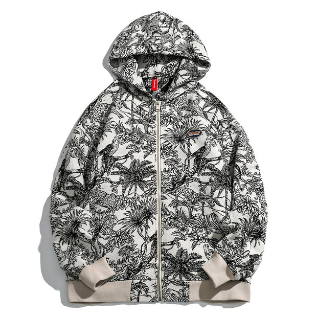 Giacca con Cappuccio Unisex Modello Casual Stile Relax