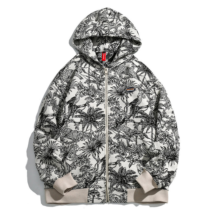 Giacca con Cappuccio Unisex Modello Casual Stile Relax