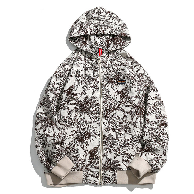 Giacca con Cappuccio Unisex Modello Casual Stile Relax