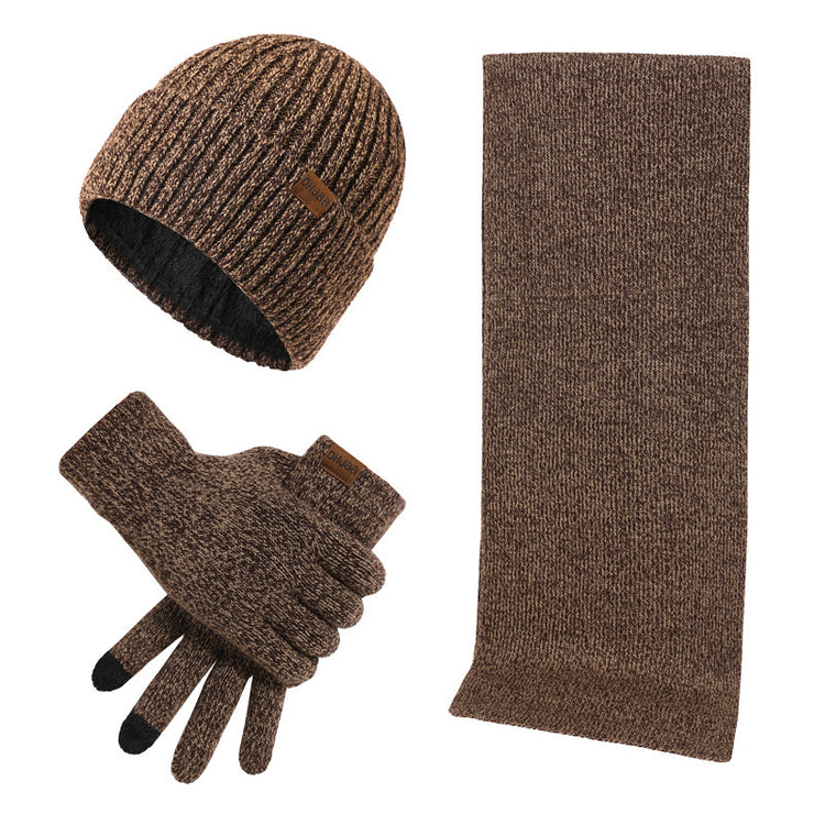Set Invernale Termico a Maglia Cappello, Sciarpa e Guanti (3 Pezzi)